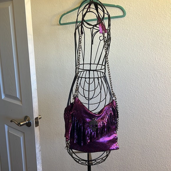 Mermaid purple scale bag - Picture 4 of 12